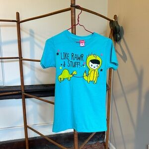 Y2K Emo Slim Fit RAWRR XD Tee